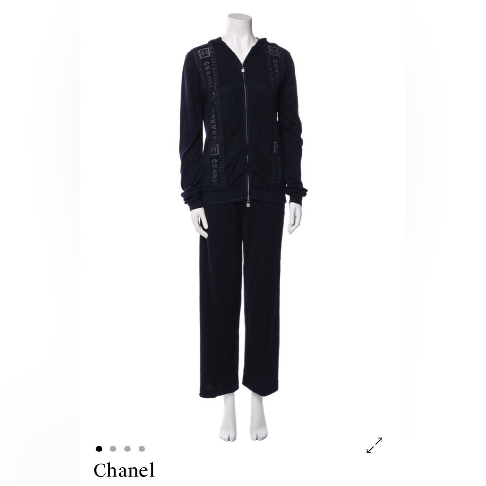 Chanel Women's Black Track Pants